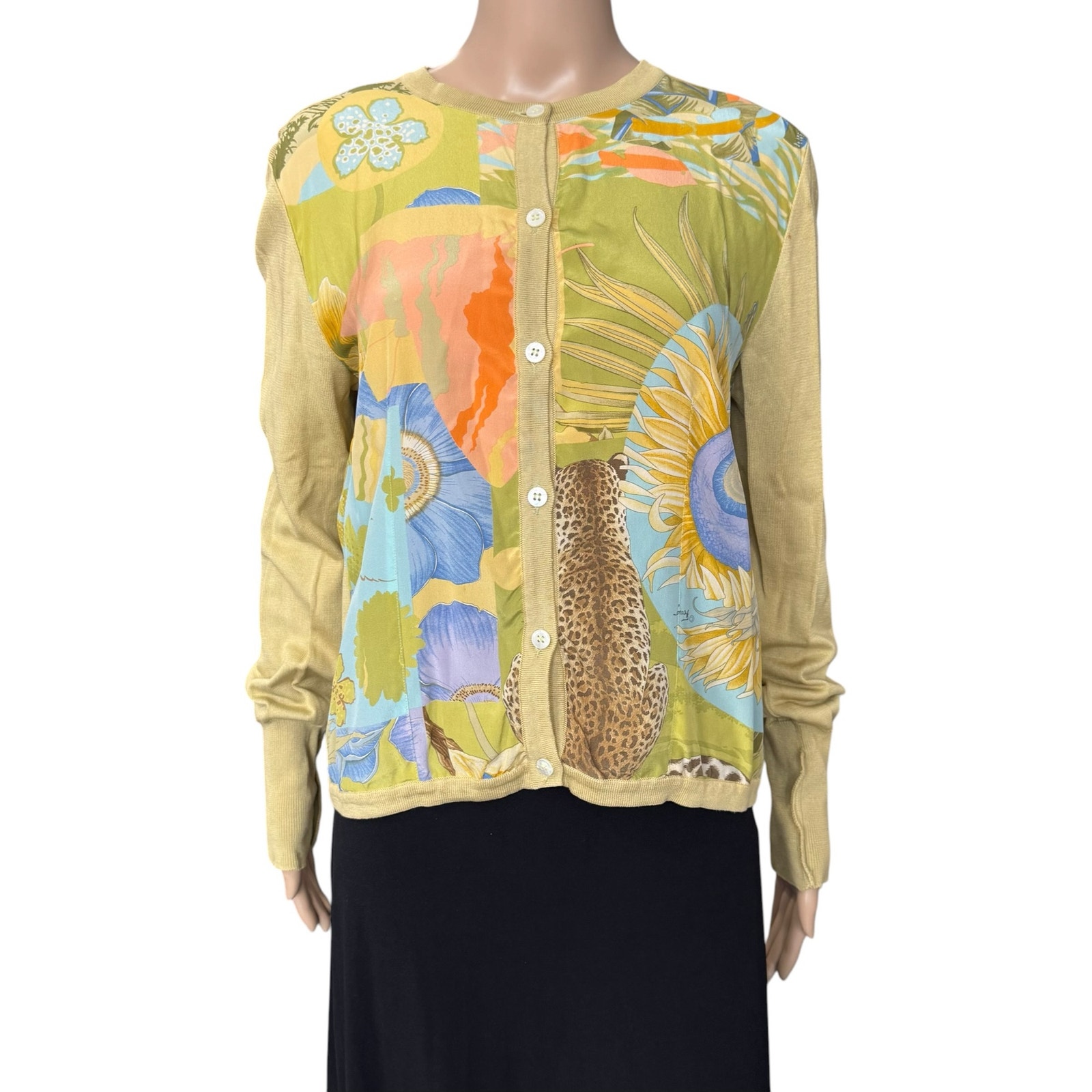 Ferragamo Silk Cardigan